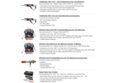 Hot Tap Machines and Pipe Freeze Kits
